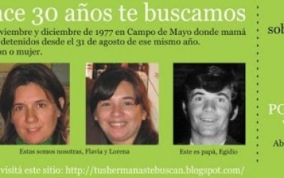Solidaridad – Tus hermanas te buscan
