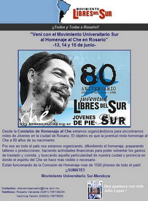 Homenaje al Che: Todos y Todas a Rosario