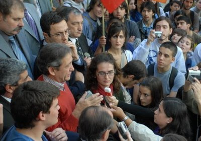 Universitarios reclamaron en la Legislatura la universalización del medio boleto estudiantil