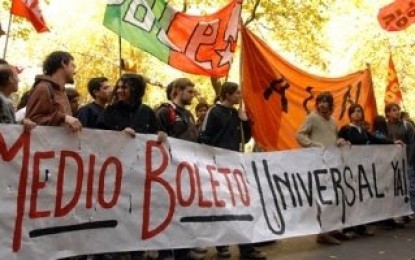 Se vienen marchas estudiantiles por medio boleto