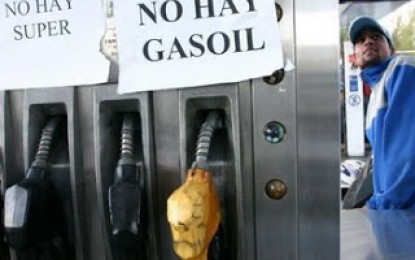 Ypefianos vuelven a bloquear destilería y casi no hay combustibles en Mendoza