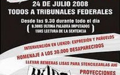 Juicio a Menéndez. Darán sentencia.