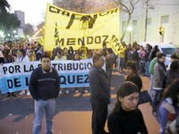 Marcha por la democracia el día del «no» de Cobos