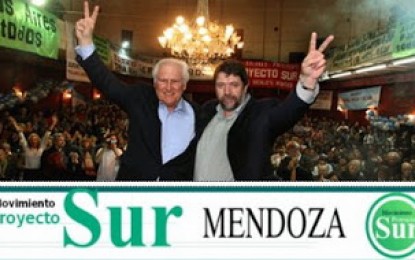 Pino Solanas y Claudio Lozano en Mendoza