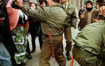 Estado chileno como en dictadura con el pueblo mapuche