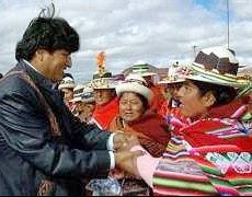 Sectores sociales ratifican apoyo a Evo Morales
