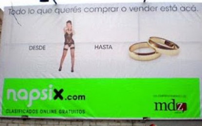 Retiraron publicidad sexista luego de la intervención de INADI Mendoza