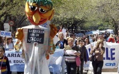Balance de 3 días de huelga docente: 80% de adhesión