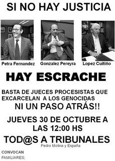 Organismos de derechos humanos de Mendoza repudian liberación de represores en la provincia