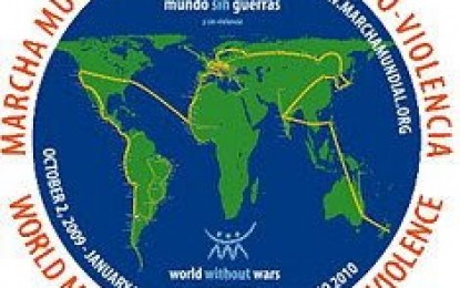 Joan Manuel Serrat adhiere a la Marcha Mundial por la Paz y la No violencia