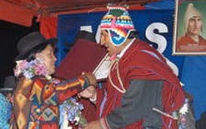 Primer presidente indígena asegura que lucha de Túpac Katari es de los pueblos