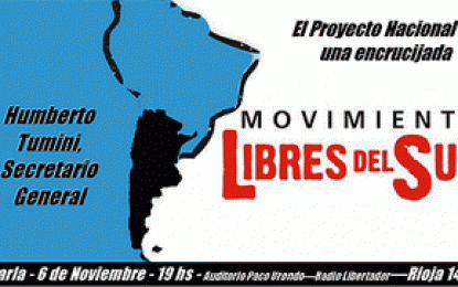 Humberto Tumini en Mendoza: “El Proyecto Nacional en una encrucijada”