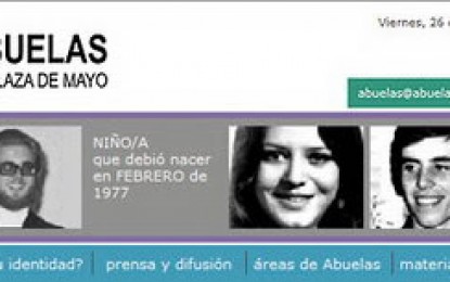 La nueva página web de las Abuelas de Plaza de Mayo muestra fotos de padres de niños robados