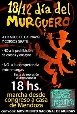 Festival por el Día del Murguero en pedido de justicia