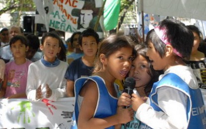 Marcha bajo el lema “el hambre es un crimen” en Mendoza