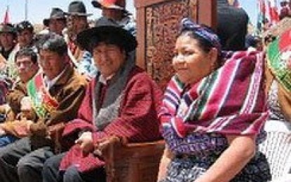 Luchas de pueblos indígenas centran foro en Bolivia