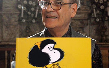 Quino no descartó dibujar nuevamente a Mafalda