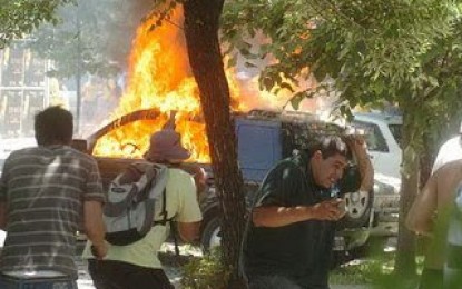 Un muerto y diez heridos en Rosario