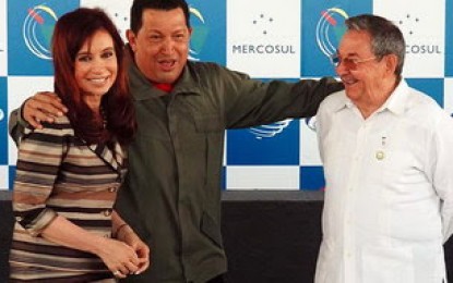 La visita presidencial a Cuba y Venezuela – enero 2009