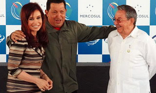 La visita presidencial a Cuba y Venezuela – enero 2009