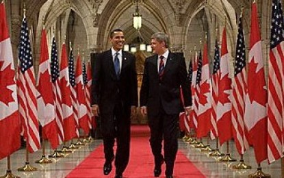 Mesiánico recibimiento a presidente Obama en Canadá