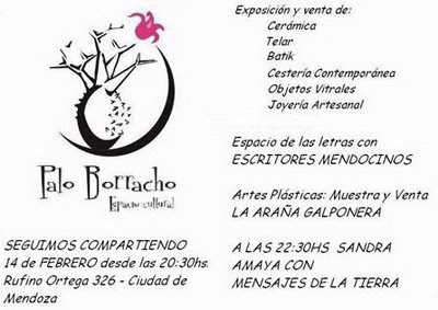 Actividades del Espacio Cultural Palo Borracho