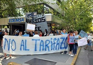 No al tarifazo- Escrache a EDEMSA