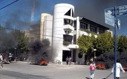 Malargüe: protesta por salarios