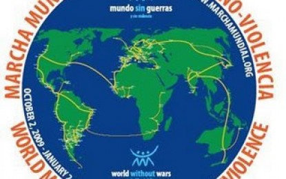 1º Marcha Mundial por la Paz y la No Violencia