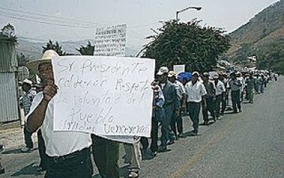 Más de 3.000 católicos marcharon contra proyectos mineros en Chiapas