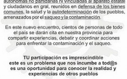 Encuentro de la Unión de Asambleas Ciudadanas – San Juan 24/26 de abril