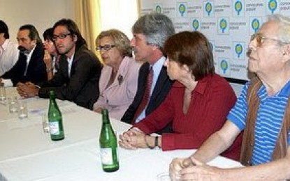 Crean frente progresista “para defender al gobierno de la oposición”