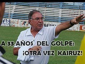 Al futbolero y represor Juan de la Cruz Kairuz lo escracharán el domingo cuando su equipo visite a Deportivo Maipú