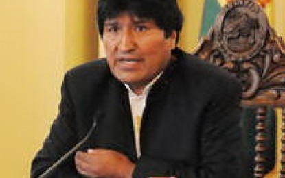 Evo Morales denuncia plan terrorista para asesinarlo