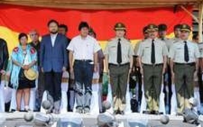 Morales llama a un pacto nacional antiterrorista para precautelar unidad de Bolivia