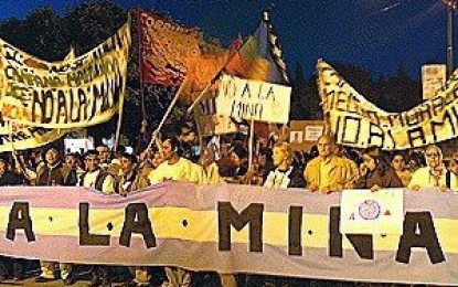 En Neuquén más 5 mil personas marcharon contra la minería contaminante