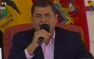 Rafael Correa rechazó un tratado de libre comercio con la Unión Europea