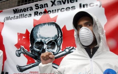Minera San Xavier, delincuencia organizada y Estado fallido