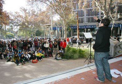 Protesta de actores en Cultura