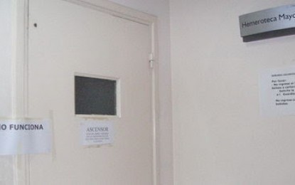 Está inutilizada la sala de lectura de la biblioteca General San Martín