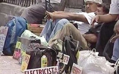 Sube el desempleo y la pobreza como reflejo social de la crisis