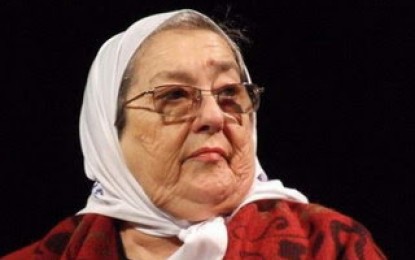 Hebe de Bonafini criticó a la oposición y a los medios