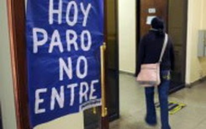Paro total de empleados judiciales