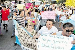 Movilización de Sitea por salarios