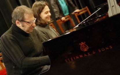 Lito Vitale y Horacio Lavandera grabaron en el Teatro Independencia