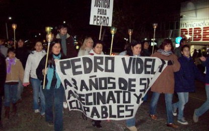 Justicia para Pedro Videla: marcha en Alvear