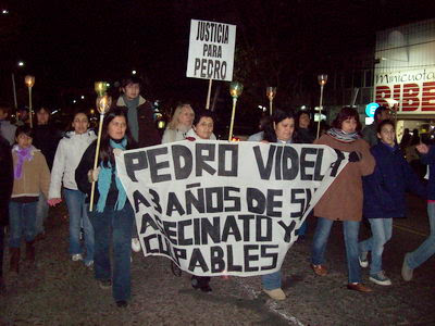 Justicia para Pedro Videla: marcha en Alvear