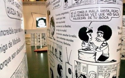 Reapertura de la muestra “El mundo según Mafalda” en el ECA