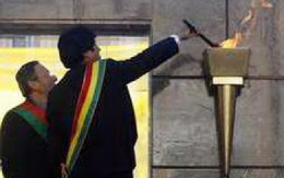 Morales anuncia celebración del bicentenario boliviano con  presidentes, fuerzas armadas e indígenas de América