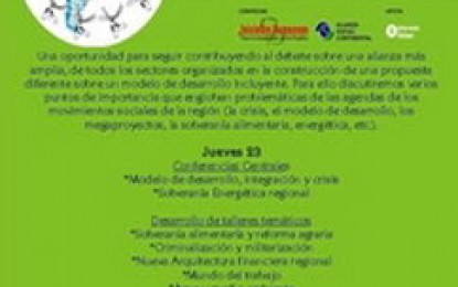 Declaración de la cumbre de los Pueblos del Sur